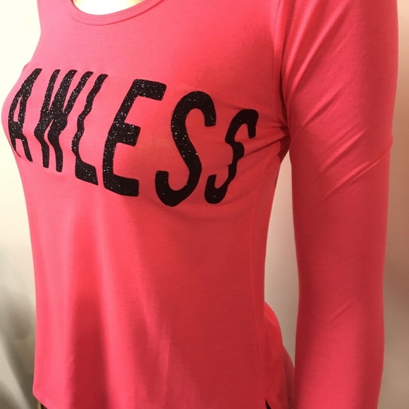 🌞Material Girl Shirt Hot Pink FLAWLESS Open Back - Picture 2 of 4